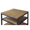 Baxton Studio Caribou Wood and Metal End Table 110-5495